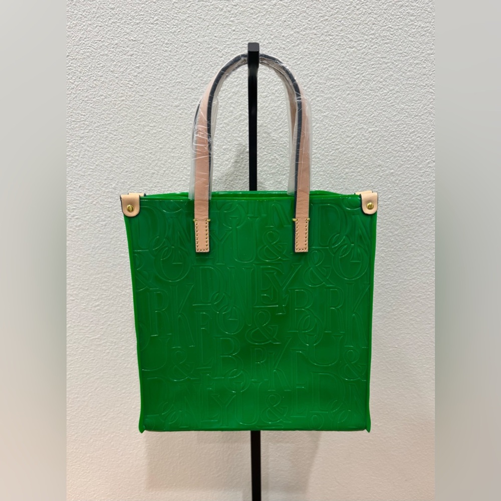 Dooney and Bourke Green Shopper Tote - Picture 2 of 5